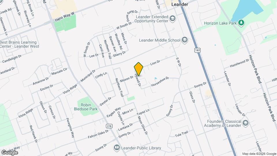 510 Powell Dr Map and Location Details