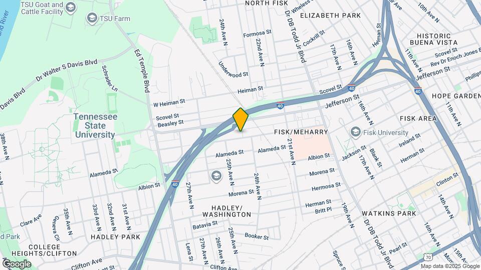 2410 Meharry Blvd Map and Location Details