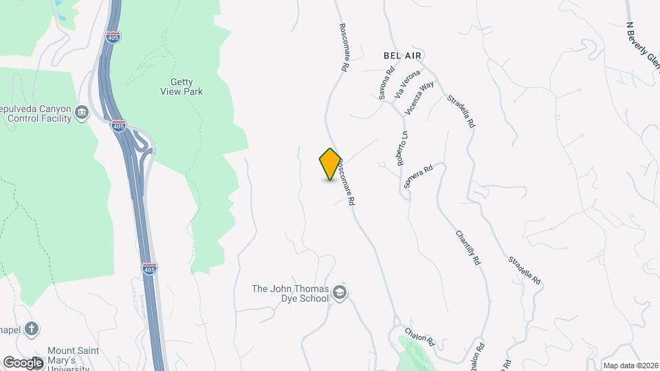 1331 Roscomare Rd Map and Location Details