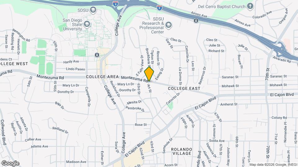 5077 Art St Map and Location Details