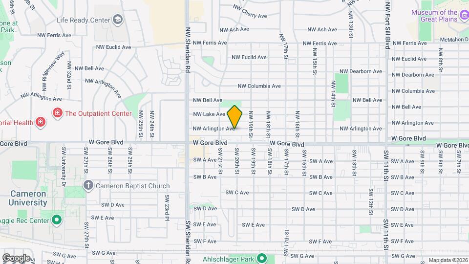 1916 NW Arlington Ave Map and Location Details