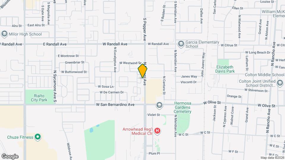 1250 Iron Horse Cir Map and Location Details