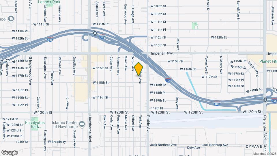 11707 S York Ave Map and Location Details