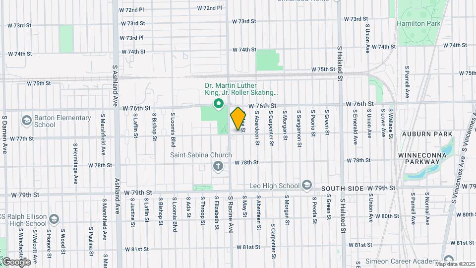 1140 W 77th St Map and Location Details