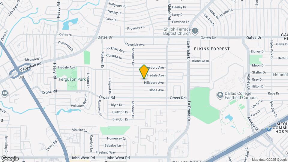 2539 Hillsboro Ave Mapa y Detalles de la Ubicación