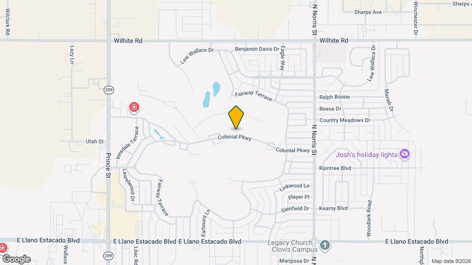 1600 Colonial Pkwy Map and Location Details