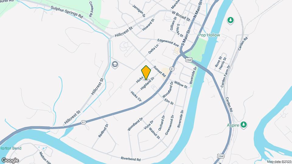 415 Highland Dr, Unit 2 Map and Location Details