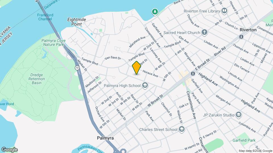 302 Delaware Ave Map and Location Details