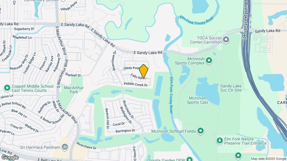 1507 Falls Rd Mapa y Detalles de la Ubicación