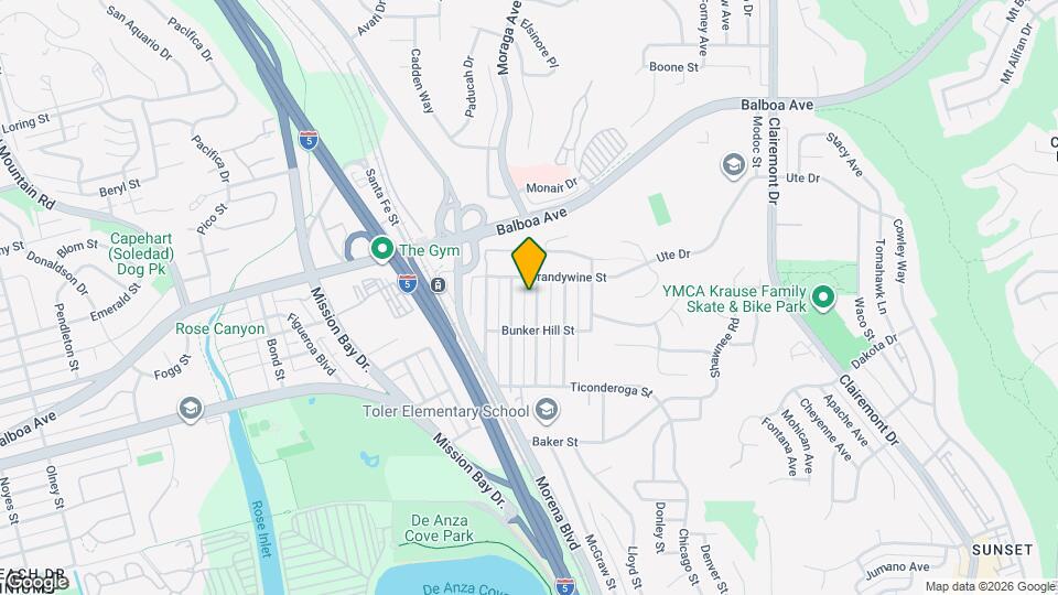 3660-3660 Princeton Ave Map and Location Details