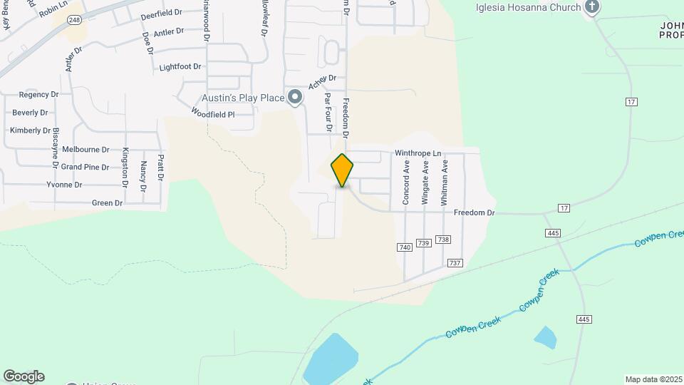 103 Southern Winds Dr Map and Location Details