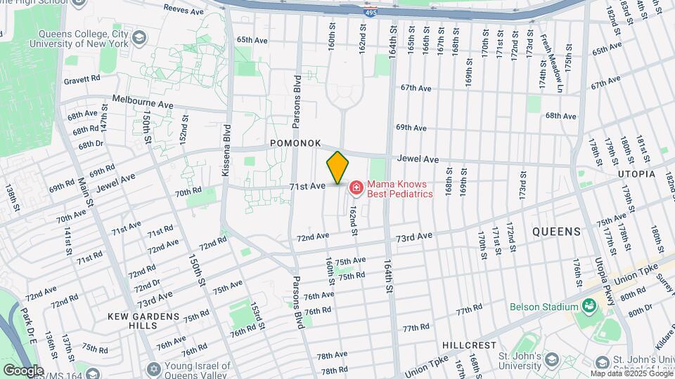 71-02 Sutton Pl, Unit 1 Map and Location Details
