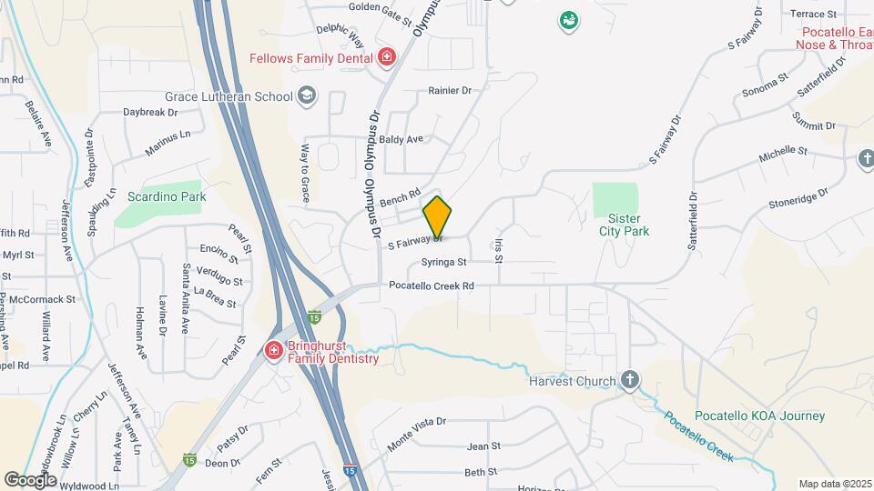 1730 S Fairway Dr Map and Location Details