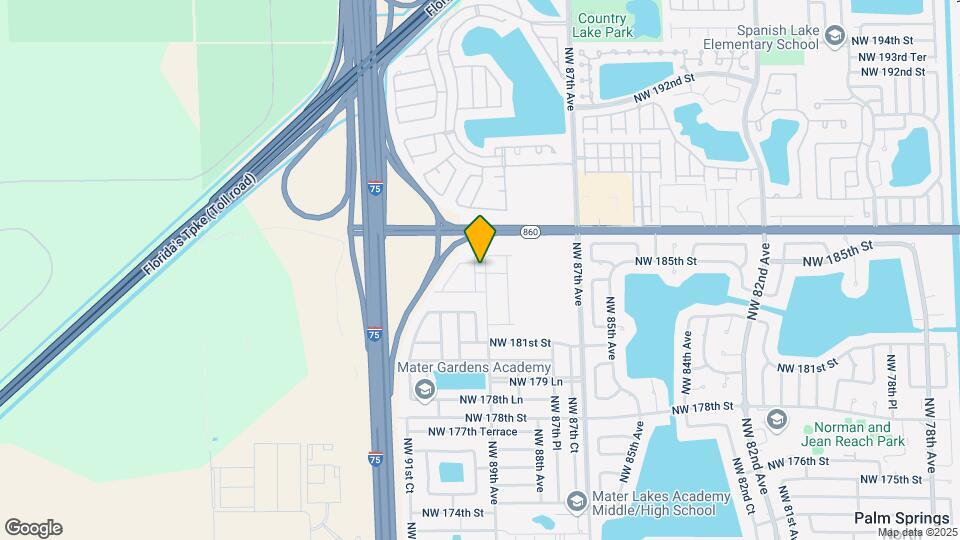 18401 NW 89th Ct Map and Location Details