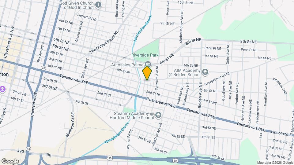 1709 3rd St NE Map and Location Details