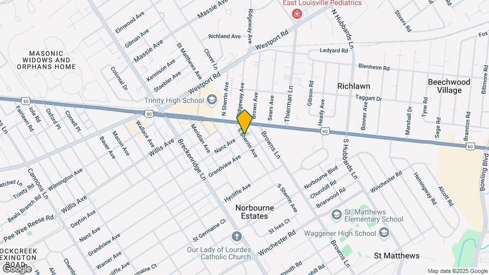 124 S Sherrin Ave, Unit 5 Map and Location Details