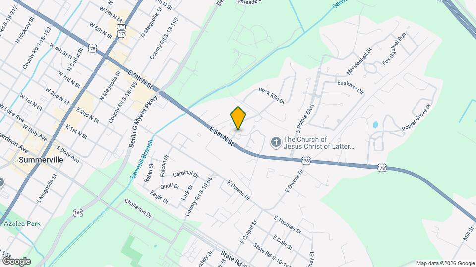 75 Branch Creek Trail Map and Location Details