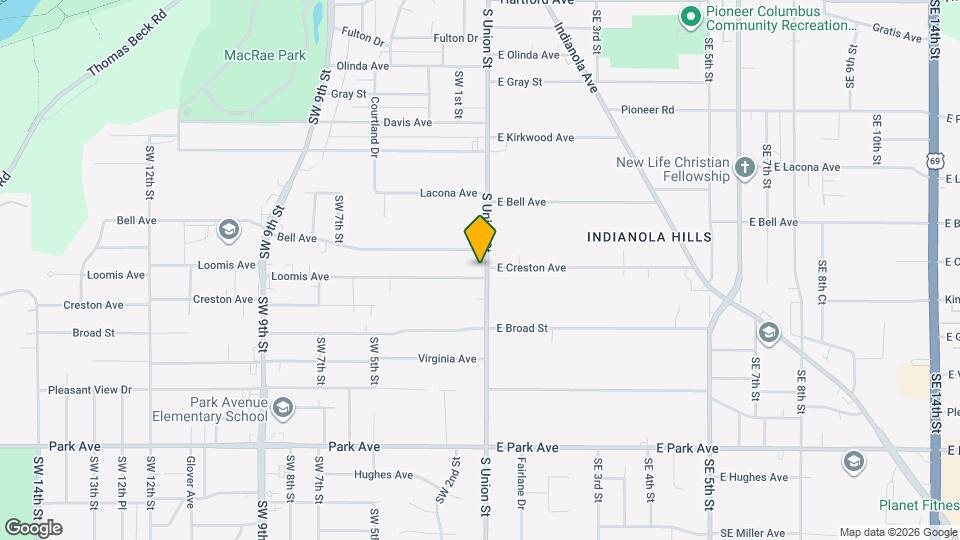 101 Loomis Ave Map and Location Details