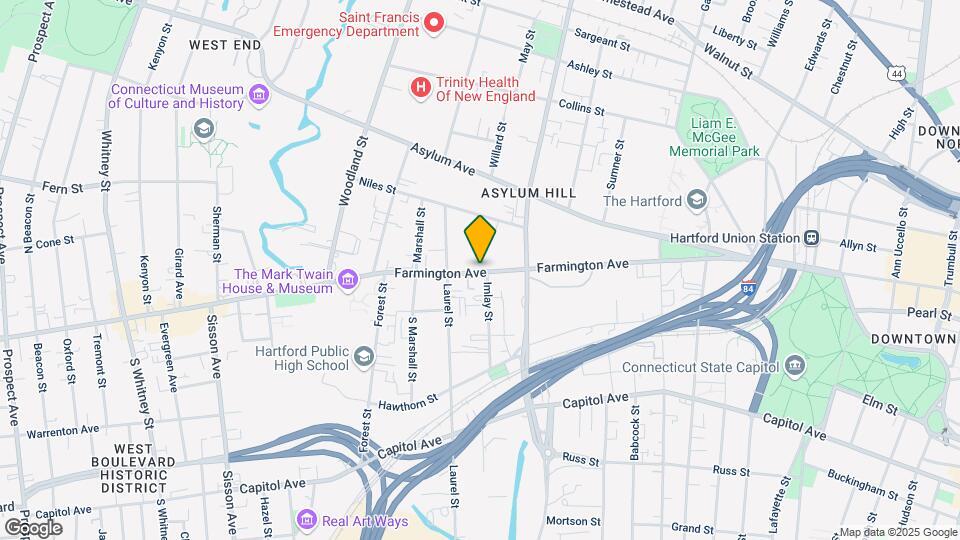 230 Farmington Ave Map and Location Details