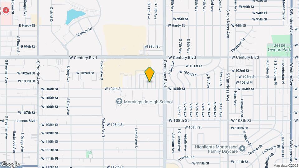 10230 Woodworth Ave Mapa y Detalles de la Ubicación
