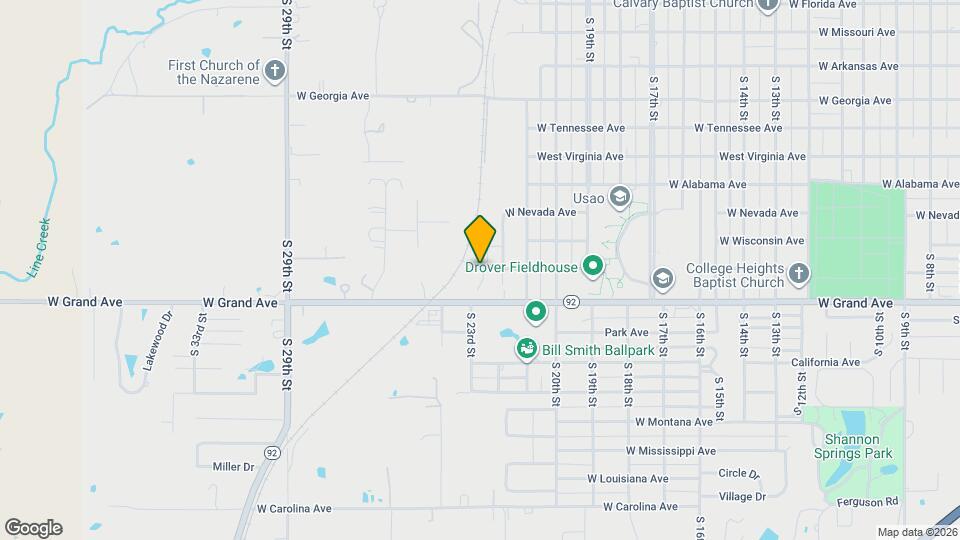 2216 W Utah Ave Map and Location Details