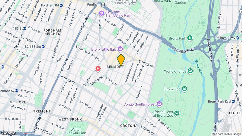 2312 Hughes Ave Map and Location Details