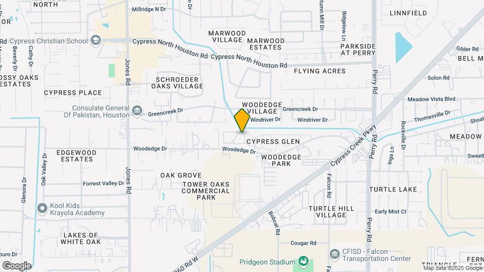 10335 Emerald Oaks Dr Map and Location Details