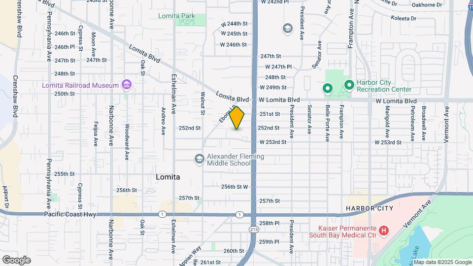 1742 252nd St Map and Location Details