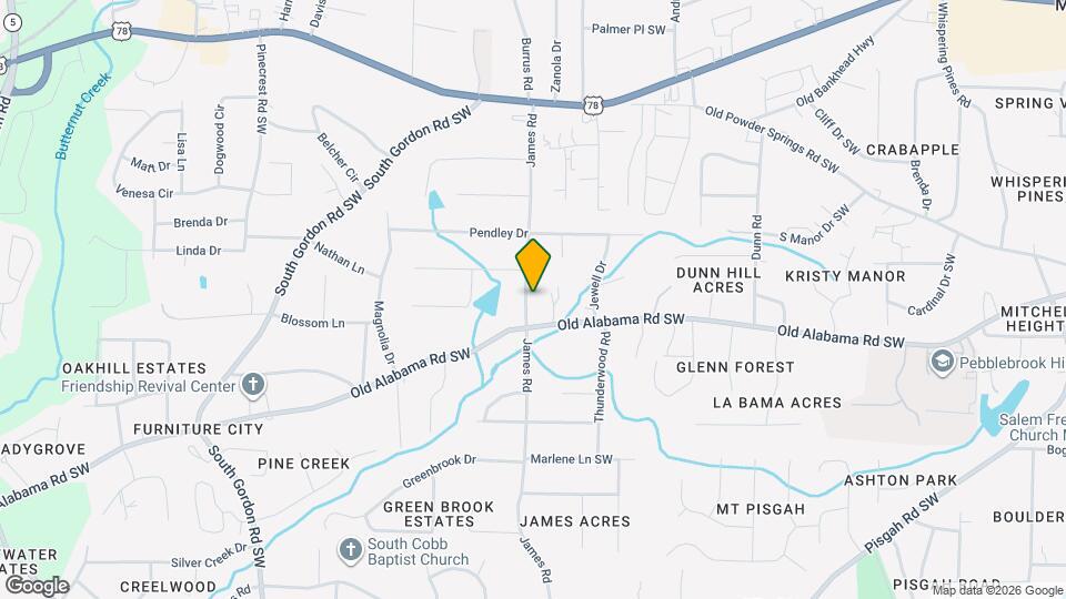 5949 James Rd Map and Location Details
