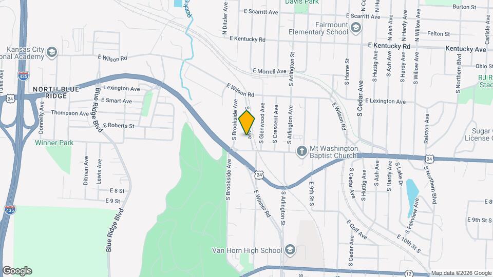 578 S Oxford Ave Map and Location Details