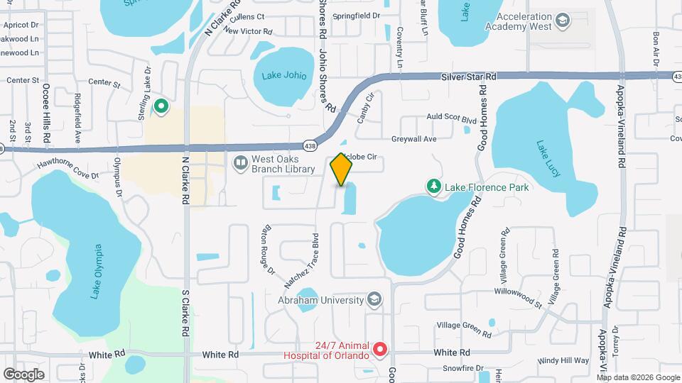 2640 Alclobe Cir Mapa y Detalles de la Ubicación