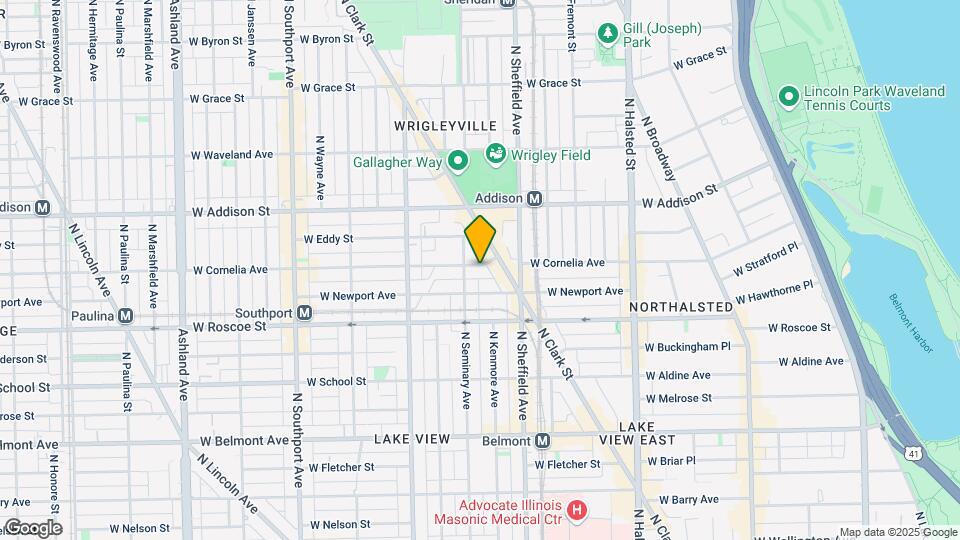 1053 W Cornelia Ave, Unit 401 Map and Location Details