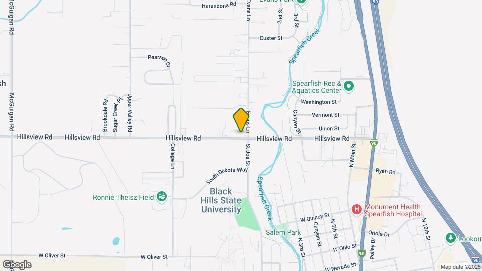 304 Hillsview Rd Map and Location Details