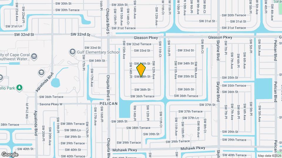 1302 SW 35th St Mapa y Detalles de la Ubicación