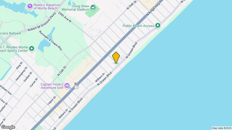 2805 N Ocean Blvd Map and Location Details