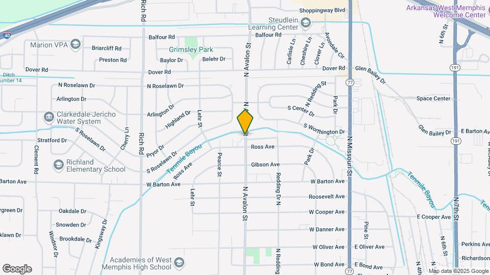 Forrest Park & Avalon Apartments Map and Location Details