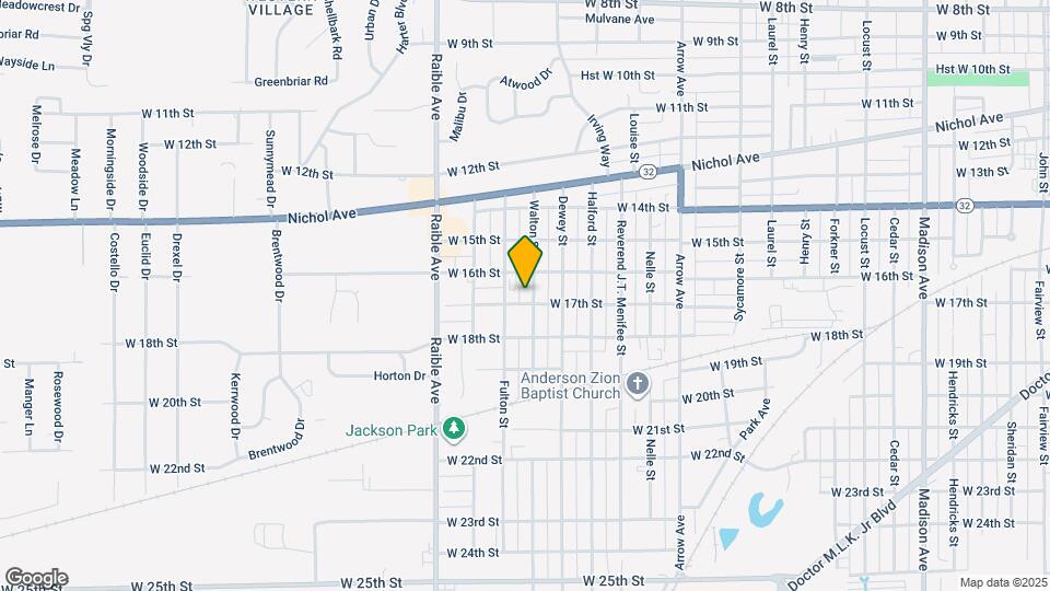 1625 Walton St Map and Location Details