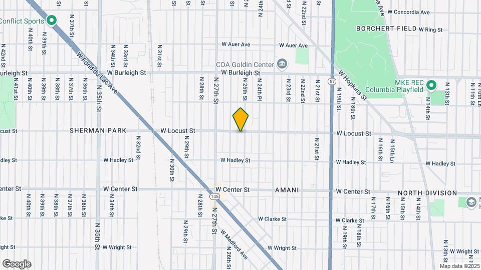 2875 N 25th St Map and Location Details