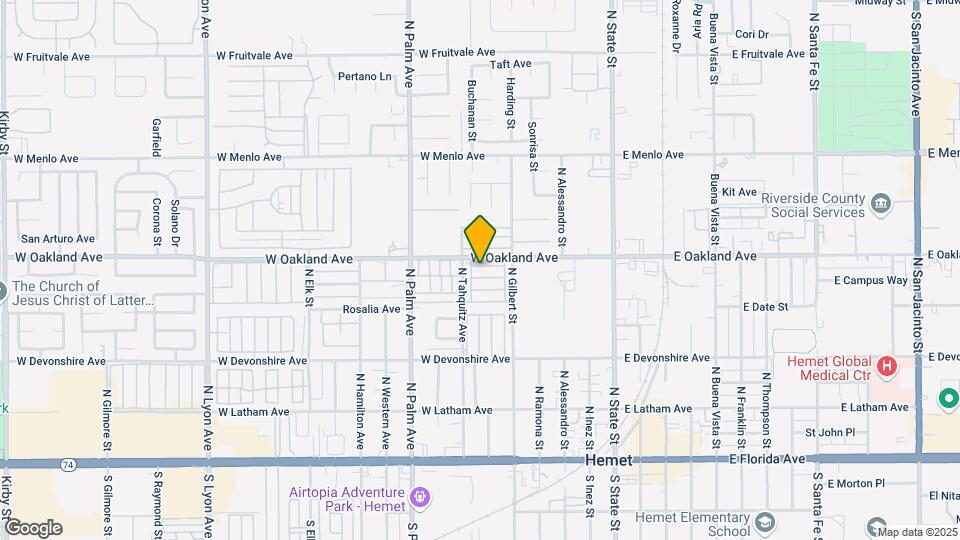 Hemet Valley Mobile Estates Map and Location Details