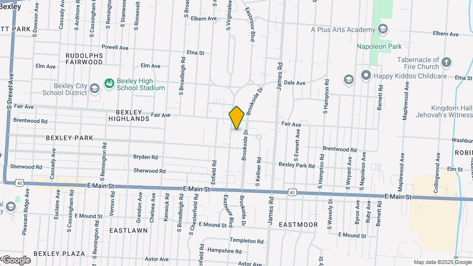 522 Eastmoor Blvd Map and Location Details