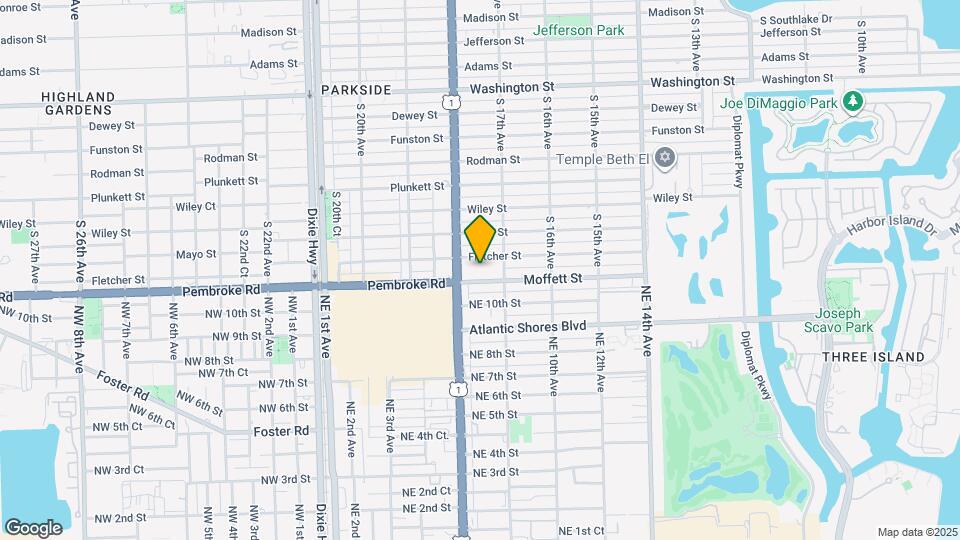 1739 Moffett St Map and Location Details