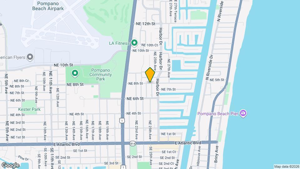 715 NE 25th Ave Map and Location Details