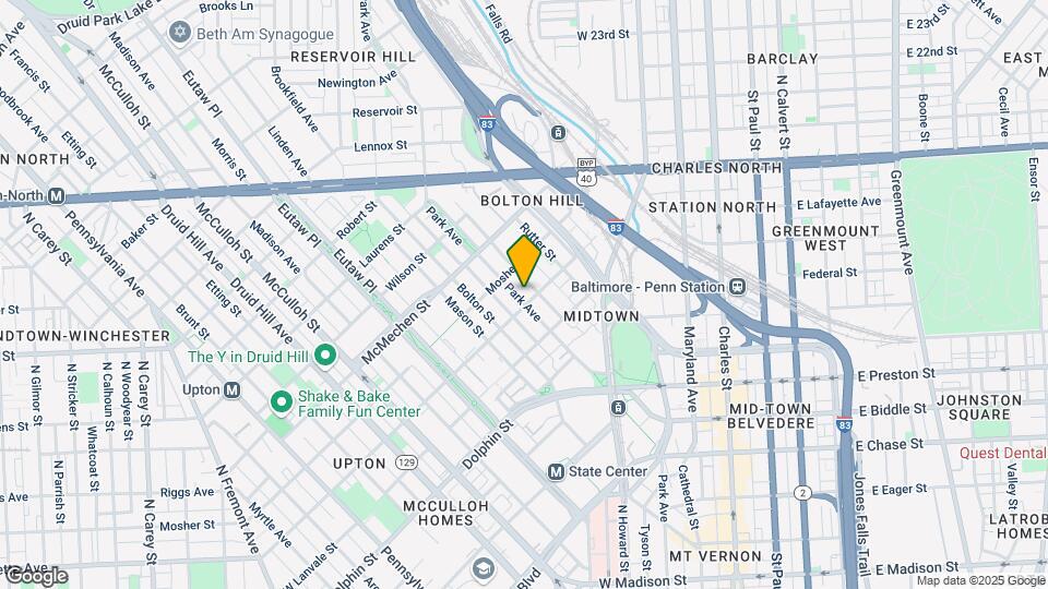 1407 Park Ave Mapa y Detalles de la Ubicación