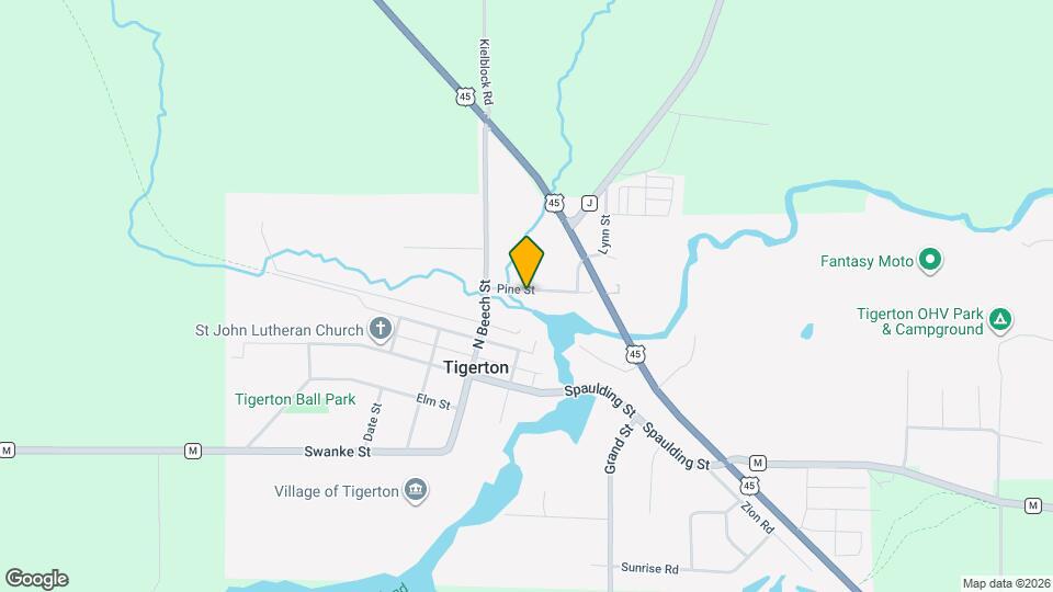 209 W Pine St Map and Location Details