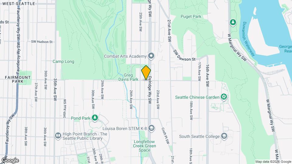 2401 SW Brandon St Map and Location Details