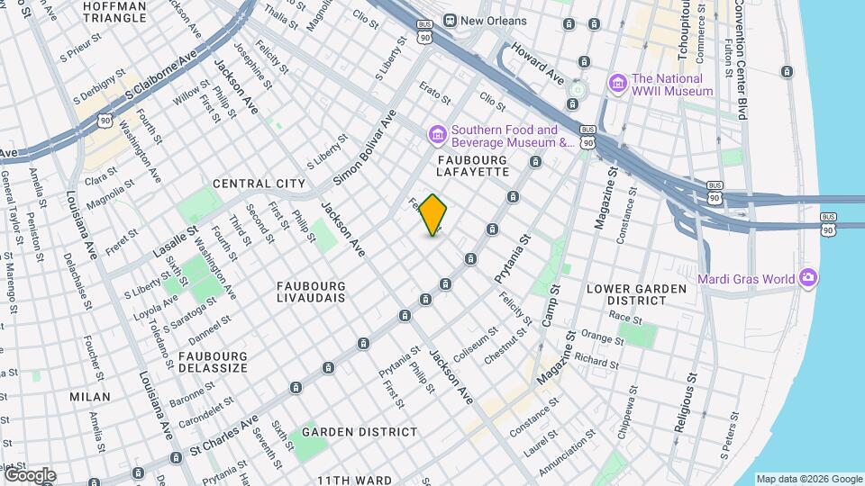 1823 Carondelet St, Unit SI ID1269244P Map and Location Details