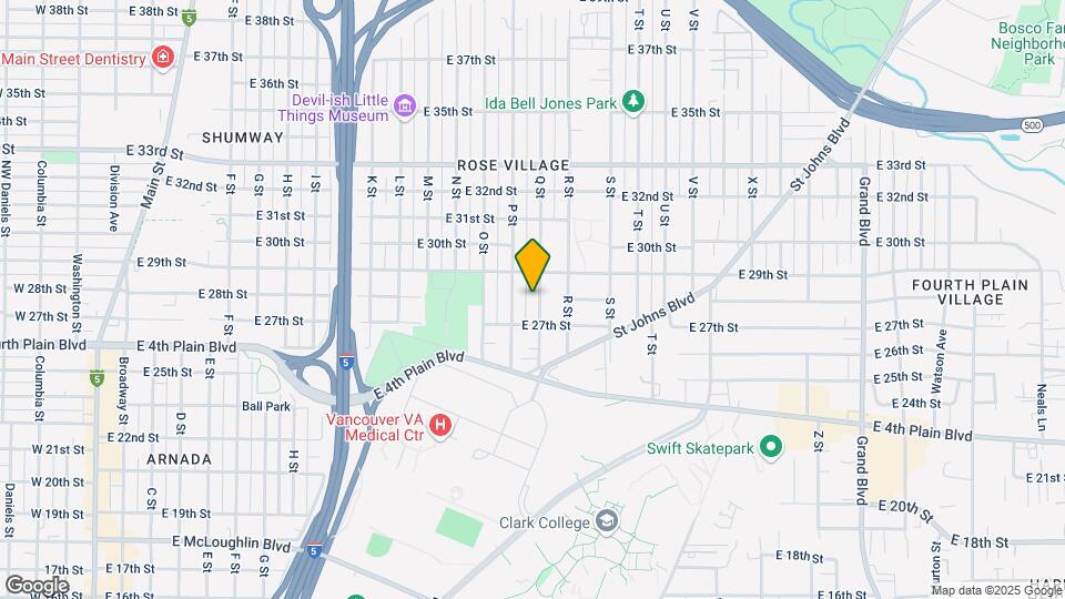 2718 Q St Map and Location Details