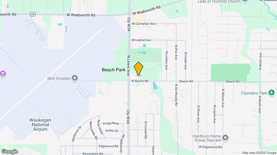 1724 W Beach Rd Map and Location Details