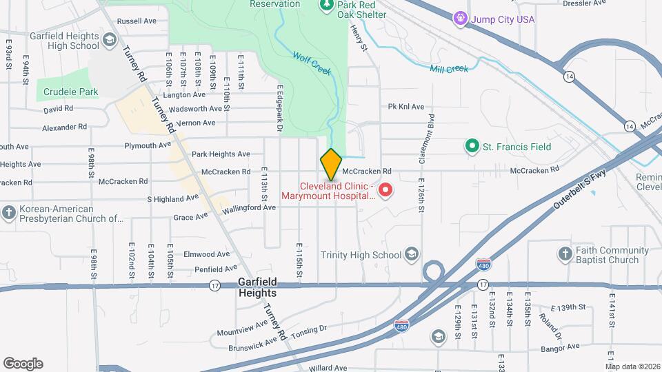 5112 E 119th St Map and Location Details