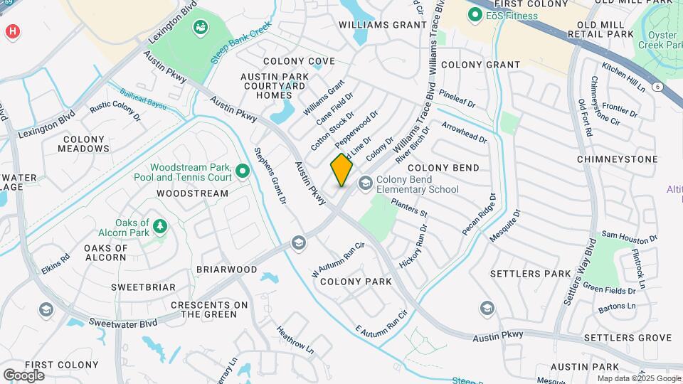 2931 Colony Dr Mapa y Detalles de la Ubicación